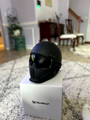 Ruroc RG1DX Core Snowboarding Helmet - Matte Black Small