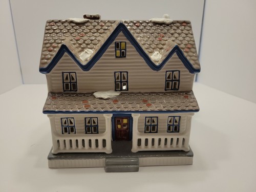 Dept 56 Farm House Snow Village Vintage 1987 #5089-0 Retired With Box and Cord - Picture 2 of 12