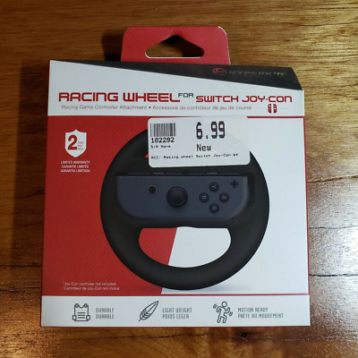 Racing Wheel Joy-Con Attachment for Nintendo Switch by Hyperkin