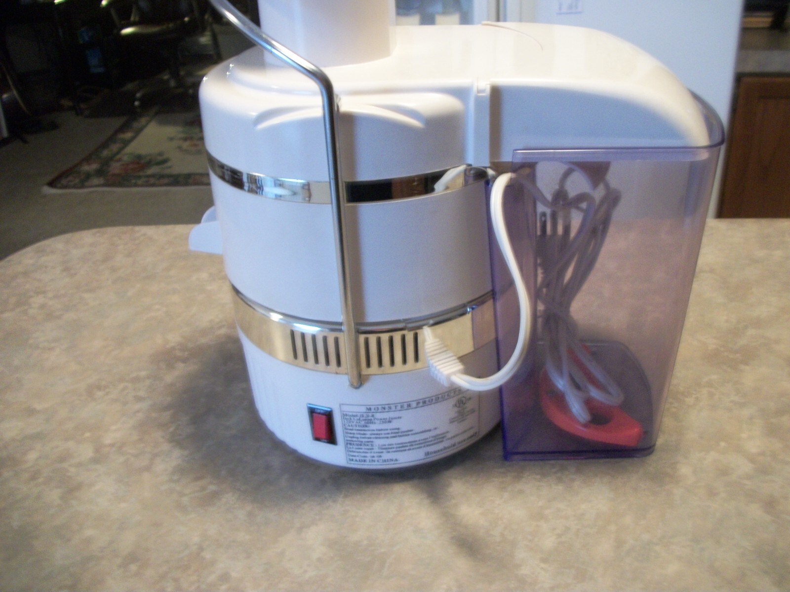 Jack LaLanne's Power Juicer JLS8 with Crescent Key Tool, Recipe Books