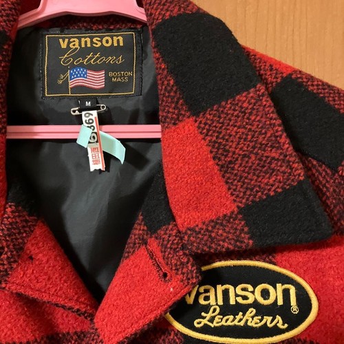 VANSON Check jacket blouson SizeM. - Picture 4 of 4