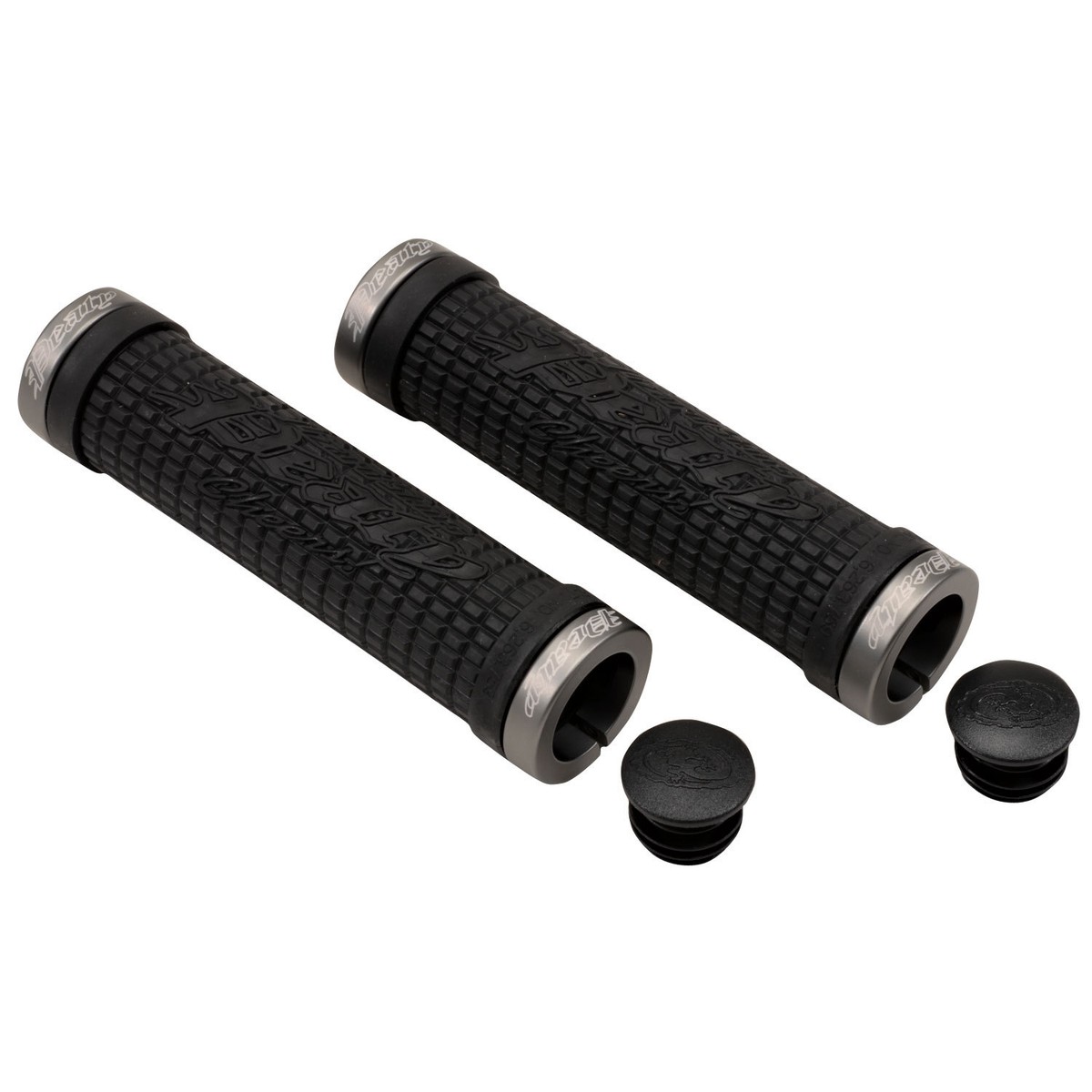 LIZARD SKINS PEATY LOCK-ON BONUS PACK BICYCLE GRIPS BLACK w