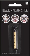 Black Face Paint Makeup Stick for Party Fun - 0.05 oz. - Bold, HALLOWEEN
