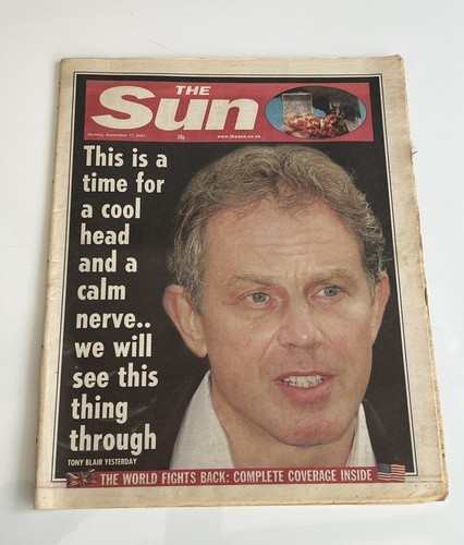 The Sun - September 12 /13/15/17 2001 -Day That Changed The World:True Grit etc - Picture 11 of 12