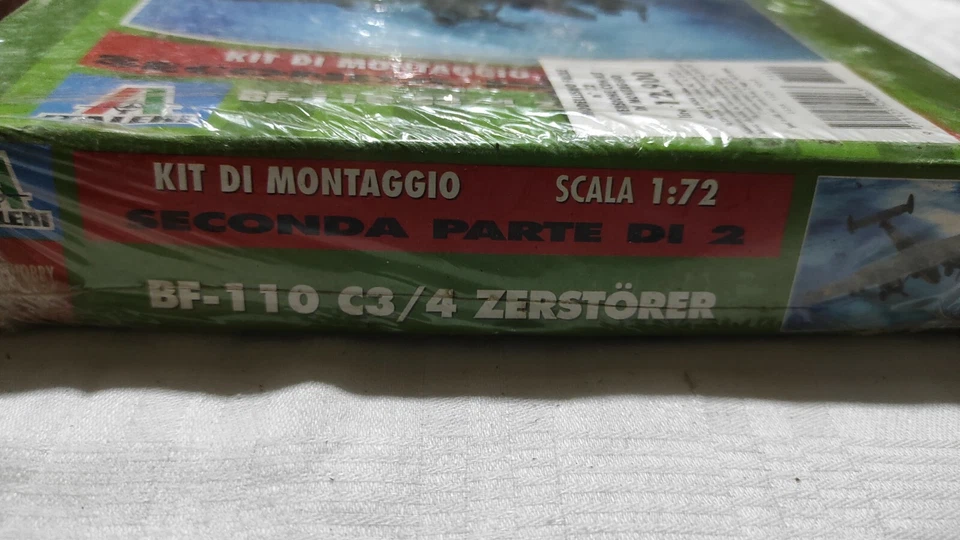 KIT DI MONTAGGIO BF-110 C3/C4 ZERSTORER ITALERI 1:72 MODELLISMO FACILE 21 22 - Immagine 4 di 4