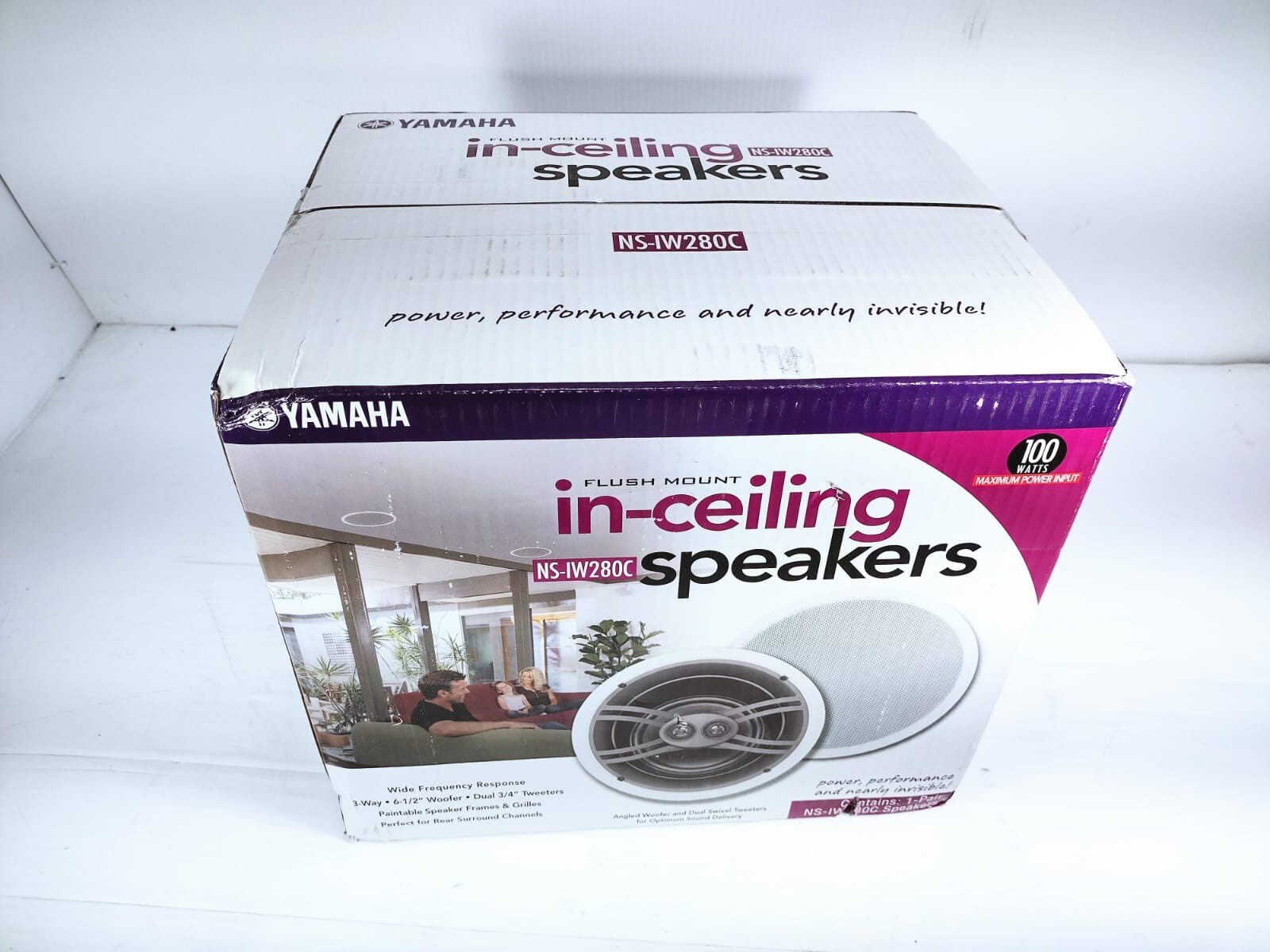 Yamaha Ns Iw280cwh 6 5 3 Way In Ceiling Speaker System Review Shelly Lighting