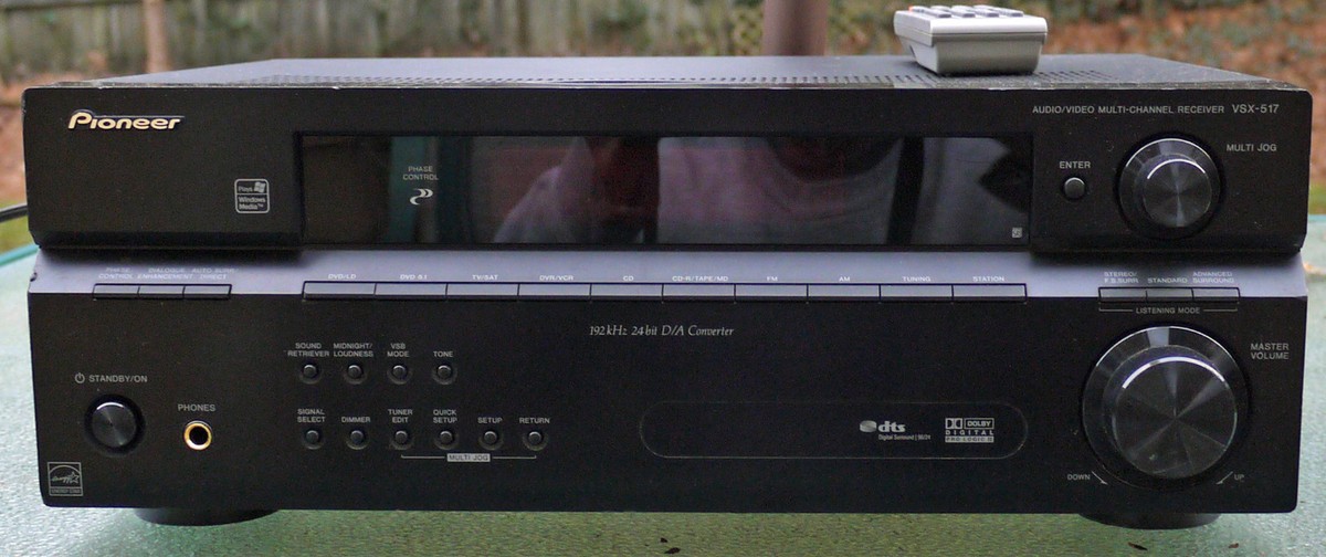 Pioneer AVアンプ　VSX-517 Pioneer VSX-517-K 5.1 Surround AM/FM Stereo Receiver | 110W