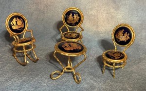 Authentic Limoges French Miniature Scale 1:12 Dollhouse Collectible