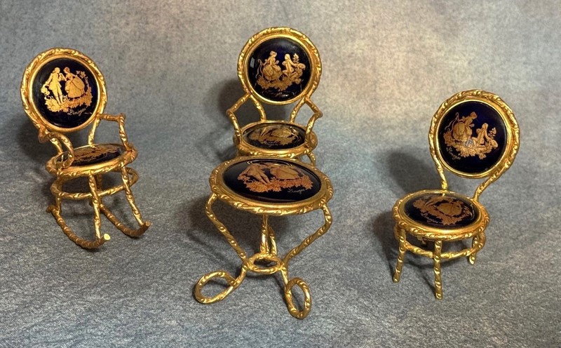 Authentic Limoges French Miniature Scale 1:12 Dollhouse Collectible