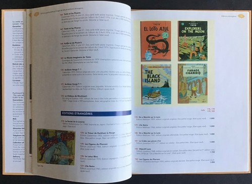 TAJAN Catalogue vente de Bandes dessinées TINTIN 25 novembre 2000 Très bon état - Picture 11 of 16