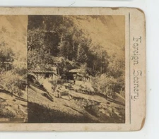 Switzerland Suburbs of Meringer Webster & Albee Stereoview