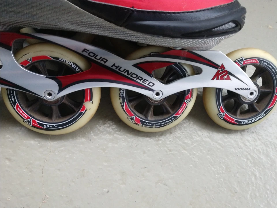 K2 Radical Inline Skates Gr 40.5 26cm Carbon 100mm Speed Speedskates - Bild 2 von 4