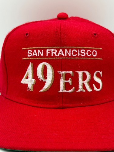 San Francisco 49ers Starter NFL Vintage NFL 100% Wool Snapback Sports Hat Cap - Picture 3 of 23