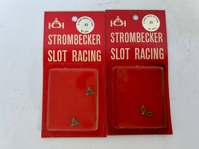 Strombecker 3 Prong Knock Off Hubs (4) 1/24 scale slot parts NIB