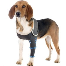 Recovery Suit for Dogs Front Left Leg, Cone Collar Alternative, Medium