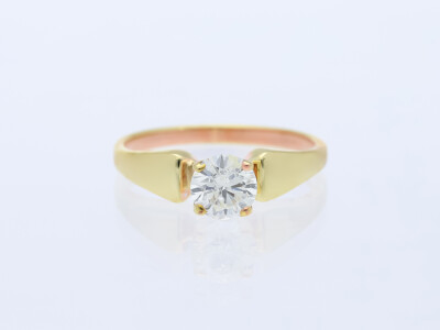 Top Preis Ring 0,70 ct. Brillant Diamant 585 Rosé Gold 14 Karat Deta Schmuck