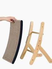 KwalityDEALZ Scratch Double - Double-Sided Cat Scratcher Board with Natural Sisa