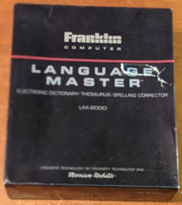Franklin Computer Language Master Dictionary Thesaurus Merriam Webster - LM-2000