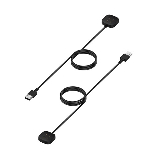 Pour Fitbit versa 4 3/sense 2/sense Smart Watch Magnétique USB Câble de Charge Chargeur - Photo 7 sur 10