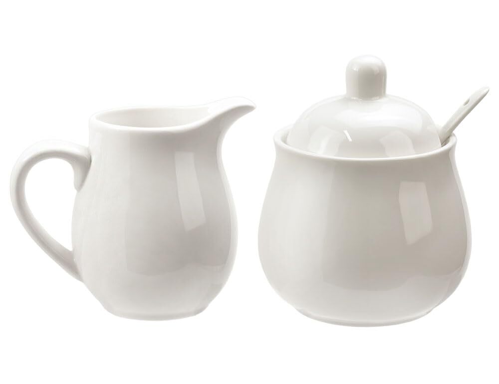 ZENFUN Set Of 4 Porcelain Creamer And Sugar Set With Nigeria - View #9