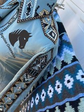 Western Showmanship Horsemanship Pleasure Show Shirt and Matching Show pad 34x40