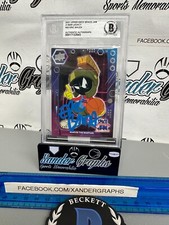 ERIC BAUZA SIGNED AUTOGRAPHED ON CARD 21 UD SPACE JAM MARVIN MARTIAN-BECKETT BGS
