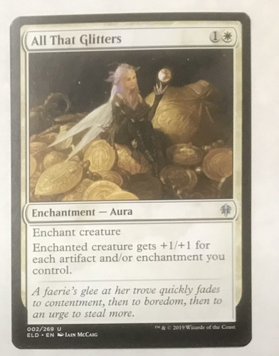 ALL THAT GLITTERS Throne of Eldraine MTG Magic NM - 第 1/1 張圖片