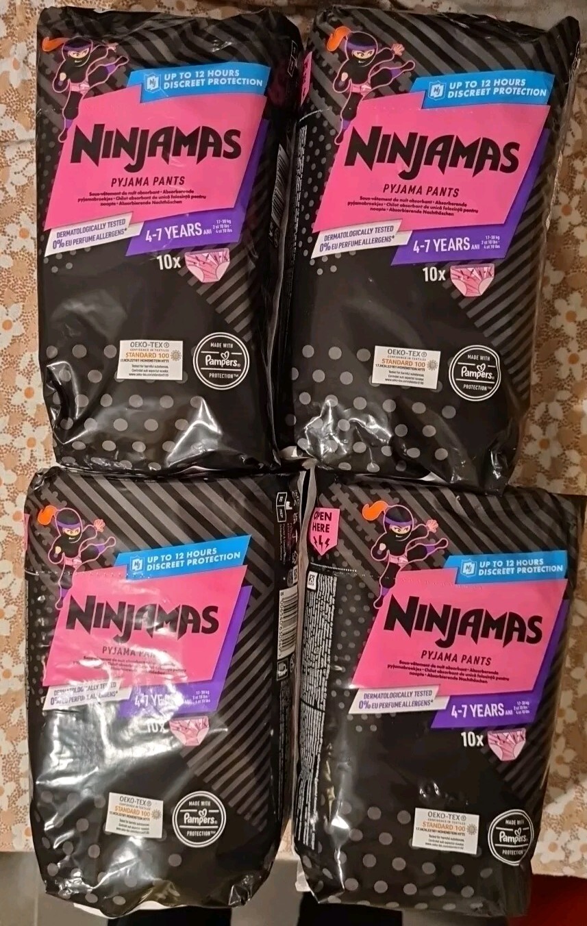 Pampers Ninjamas für Mädchen 4-7 Jahre Absorbierende Nachthöschen 10 St - Image 2