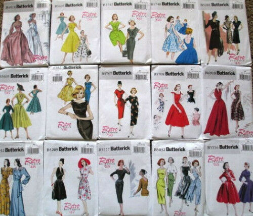 VINTAGE Style Retro Sewing Patterns Misses' 40's-50's 60's -U PICK! Lot ...