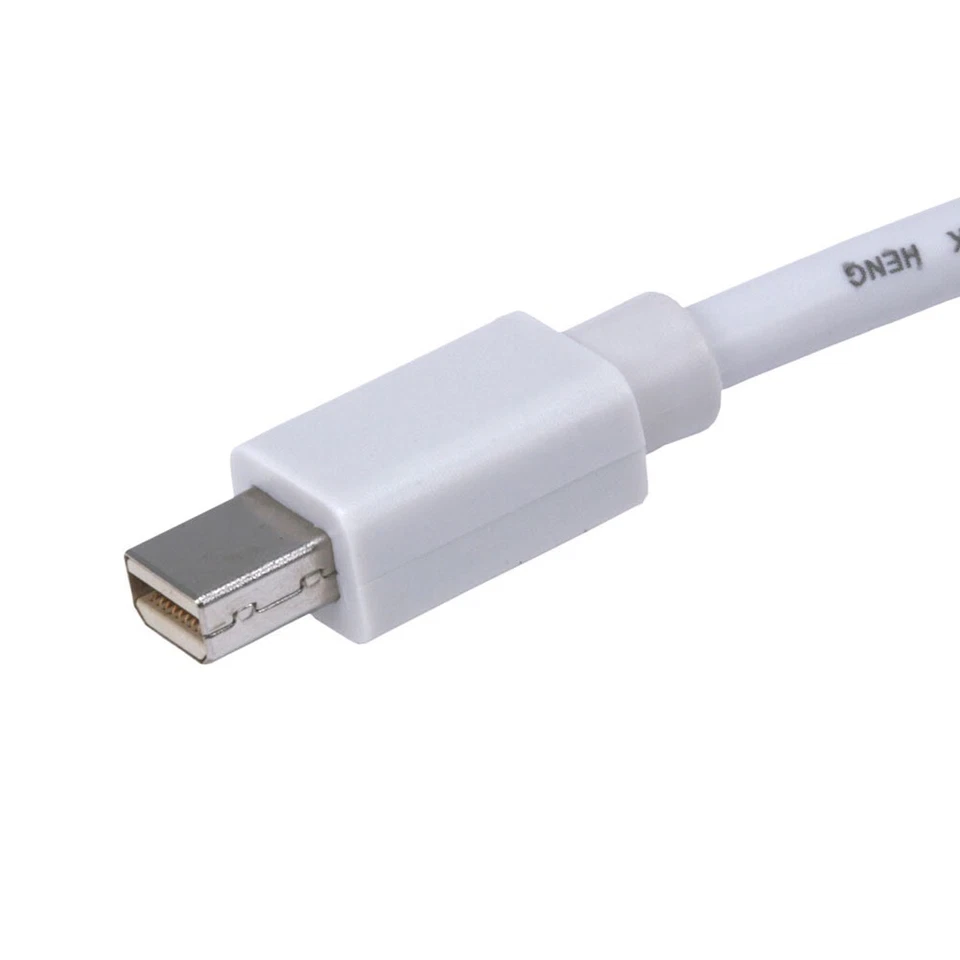 Mini DisplayPort DP 1.1 To DVI Adapter Converter For Apple Mac MacBook Monitor - Image 2 of 3