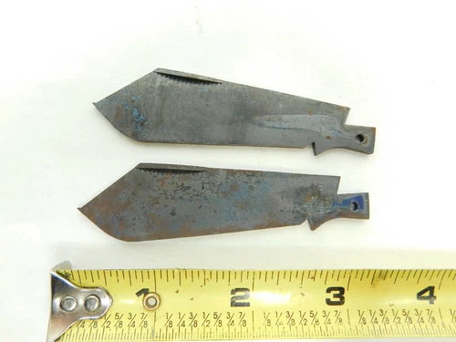 (2-PACK) #40 COTTON SAMPLER BLADE SCHATT & MORGAN QUEEN CUTLERY KNIFE BLANK QC