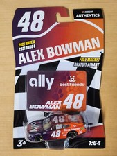 2021 Wave 8 Alex Bowman Ally Bank Best Friends 1/64 NASCAR Authentics Diecast
