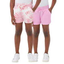 32 Degrees Cool Girls 2 Pack Ultra Soft Shorts Size Small 7-8  Pink NWOT