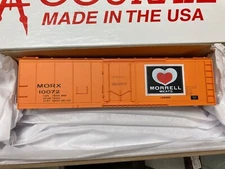 Accurail 8522 HO Scale KIT - 40' Plug-Door Steel Reefer - Morrell Meats - MORX