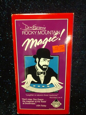 Doc Eason's Rocky Mountain Magic VHS Video Tape Famous Tower Bar Performances