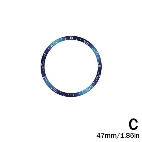 Uhren-Stoßstangenabdeckung, Lünette aus Metall für Garmin 47 mm, Fenix 8 W5 U8A8 - Afbeelding 8 van 21