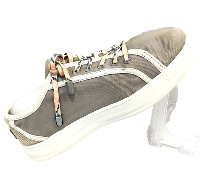 Hey Dude Sneakers Shoes Women's 8 Karina Joy Beige Canvas Slip On