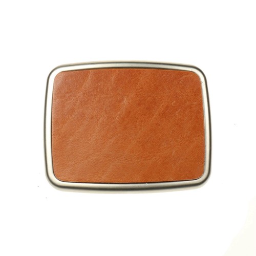 New Pattern Square Buckle & Leather Jeans Press Stud Belt Handmade In England - Picture 9 of 13