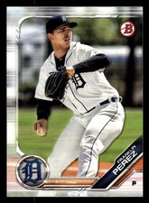 2019 Bowman #BP-56 Franklin Perez Prospects Card Detroit Tigers