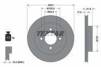Bremsscheibe Mitsubishi P. Mirage/Space Star 1.0-1.2 12-