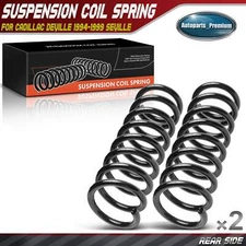 2Pcs Rear Coil Springs for Cadillac DeVille 1994-1999 Seville Eldorado Allante
