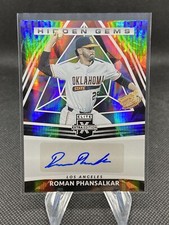 2022 Panini Elite Extra Edition Roman Phansalkar Hidden Gems Auto #HG-RP