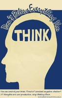 Poster 343 Learn To Cope With Upsetting Thoughts: Don't Believe Everything You on sale Poster 343 Learn To Cope With Upsetting Thoughts: Don't Believe Everything You on sale