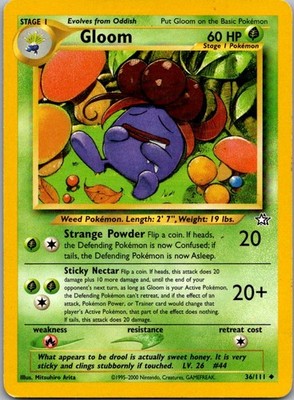 Gloom Uncommon Neo Genesis 036/111 LP