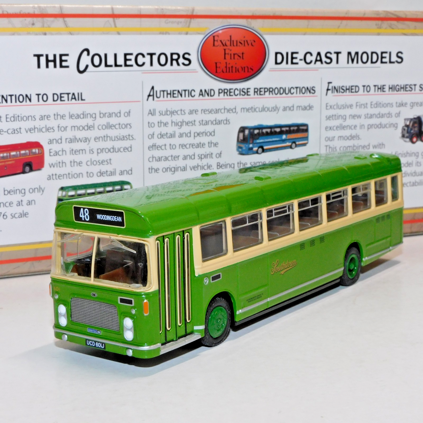 EFE BRISTOL RELL BUS SOUTHDOWN ROUTE 48 WOODINGDEAN 1/76 25210