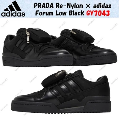 adidas Prada x Forum Low Core Black for Sale - Authenticity