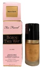 Too Faced Born This Way Undetectable Foundation WARM SAND Med-Full Coverage NEW