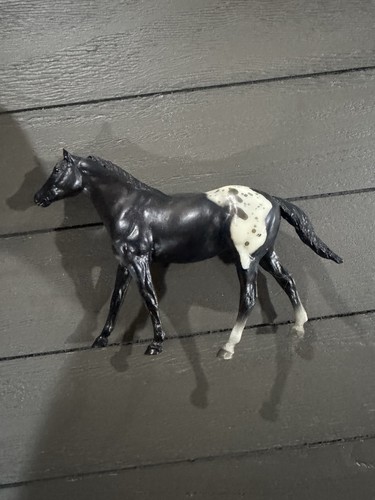 Breyer Appaloosa Stock Horse Mare # 233 Black Hand-Painted 1980's Vintage