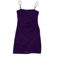 Next Windsor Purple Spaghetti-Strap Bodycon Dress size Large