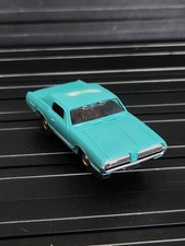 Aurora 1389 Tjet Thunderjet Ho Slot Car Turquoise 1967 Mercury Cougar Lot G